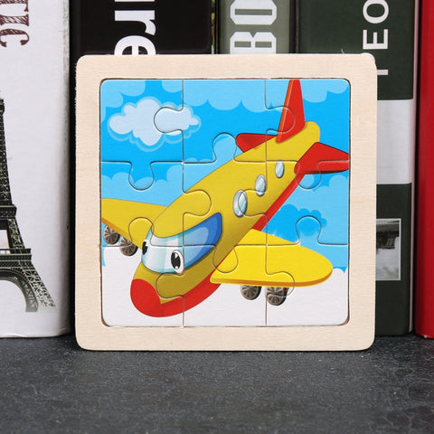 Kids Wooden Animal Puzzle Toys