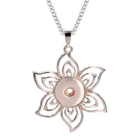Three Color Snap Necklace