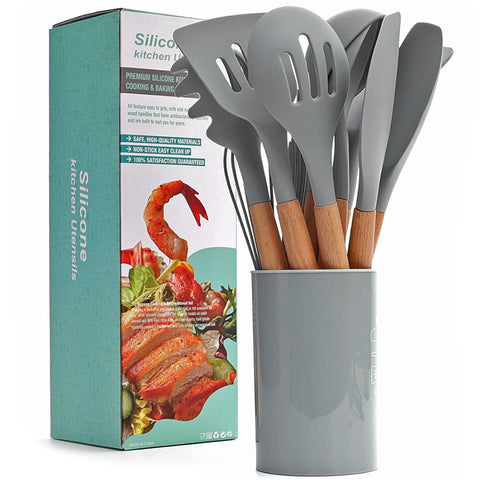 Silicone Cooking Utensils Set