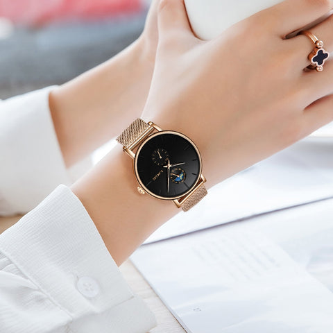 Mesh Belt Band Watch