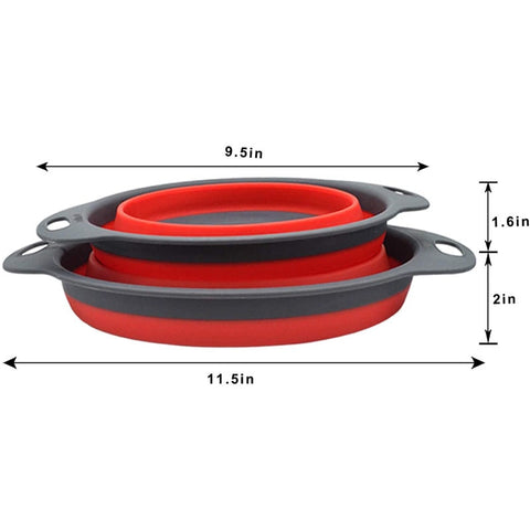 Foldable Silicone Kitchen Colander