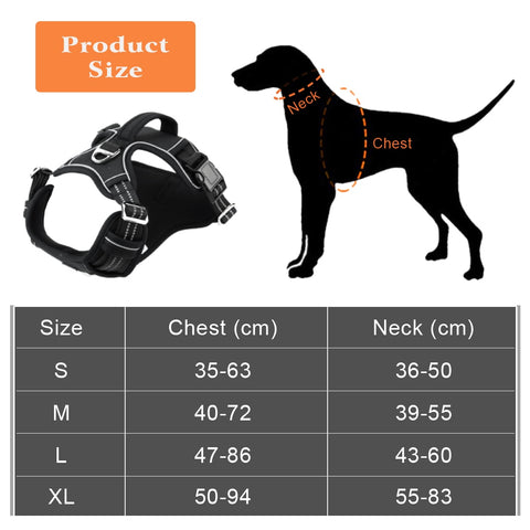 Dog Pet Adjustable harness