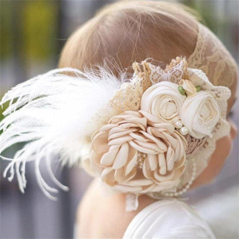 Newborn Vintage Flower Headband