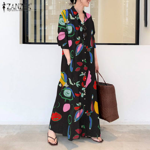 Women's Elegant Printed Dress