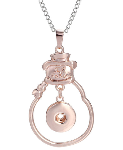 Three Color Snap Necklace