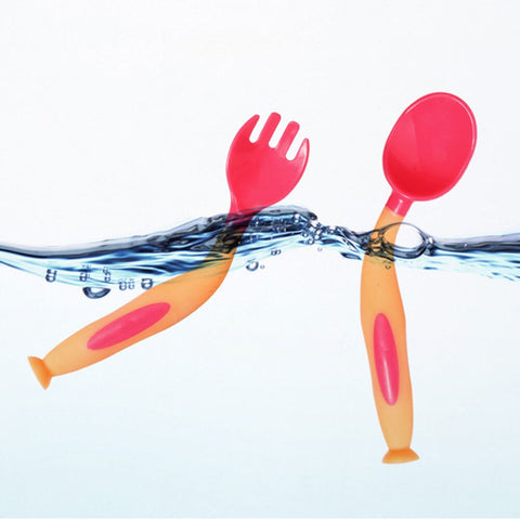 Baby Soft Self-feeding Spoon