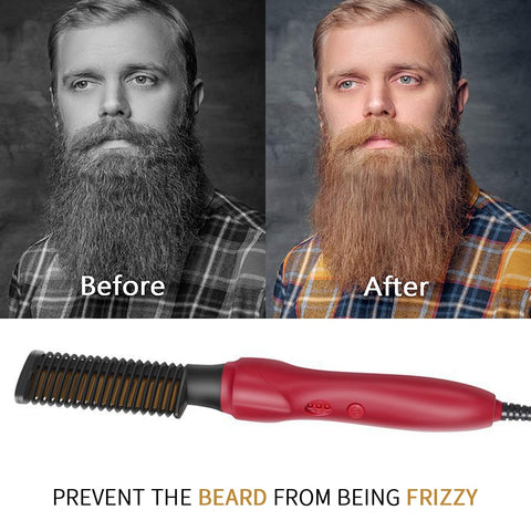 New 2 In 1 Hair Straightener Brush