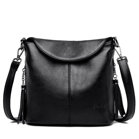 Women Soft Leather Crossbody Bags