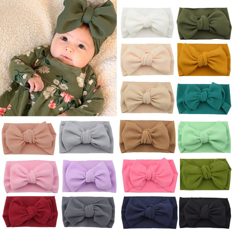 Baby Girls Big Bow Tie Hair Band