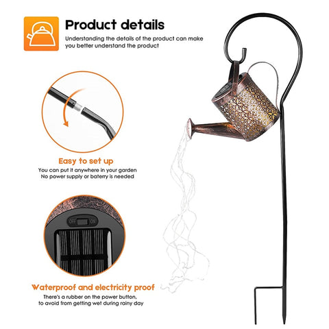 Garden Shower Art LED Light Lantern