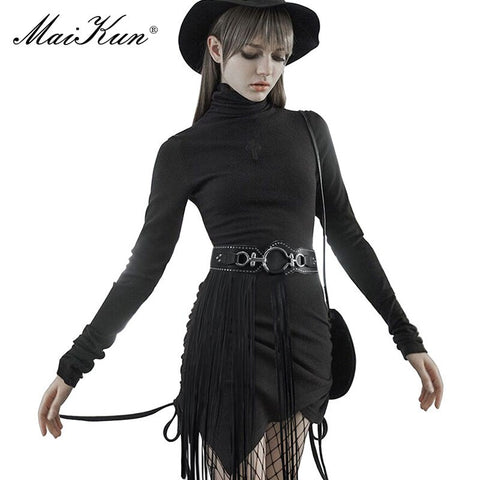 Women Luxury Design Punk Goth Belts