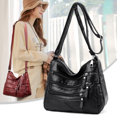 Women Soft Leather Shoulder Bags