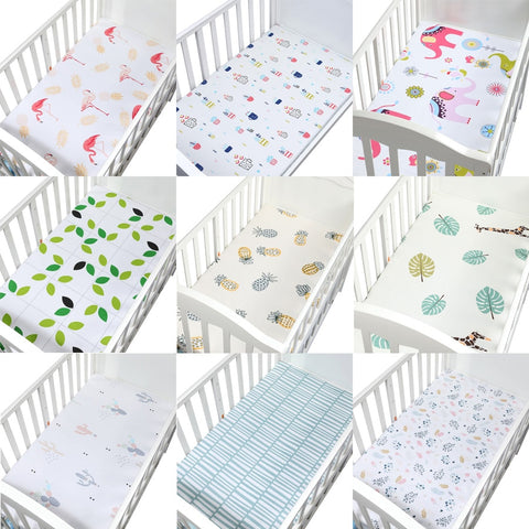 Newborn Baby Microfabric Crib Fitted Bedding