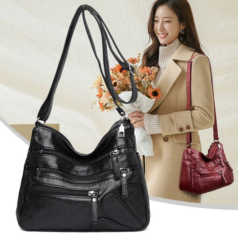 Women Soft Leather Shoulder Bags