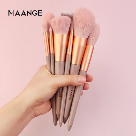 Pro Pink Makeup Brush Set