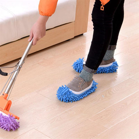 House Dust Removal Mop Slippers