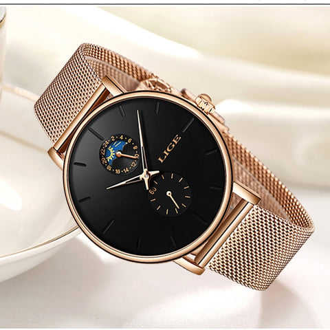 Mesh Belt Band Watch