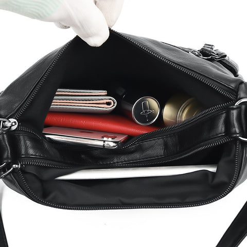 Women Soft Leather Shoulder Bags