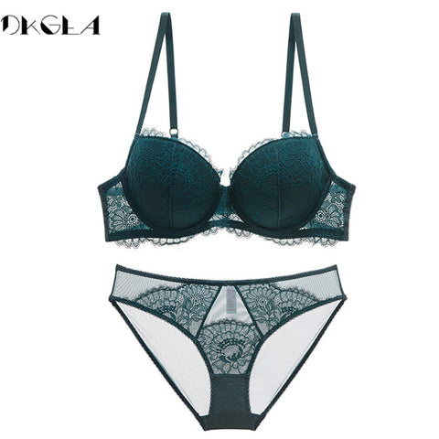 Women Embroidery Brassiere Sexy Bra Panties