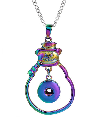 Three Color Snap Necklace