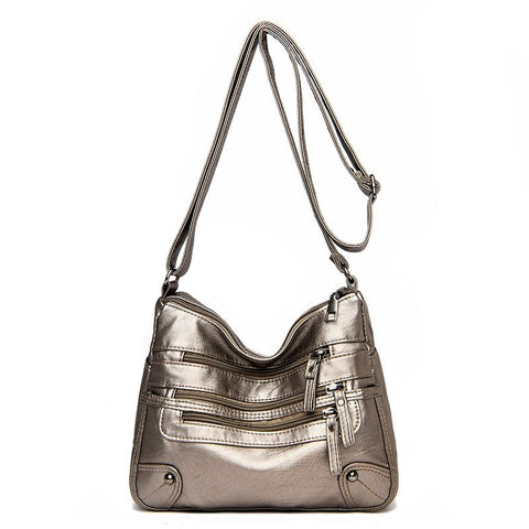 Women Soft Leather Shoulder Bags