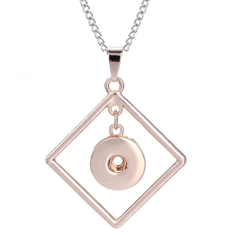 Three Color Snap Necklace