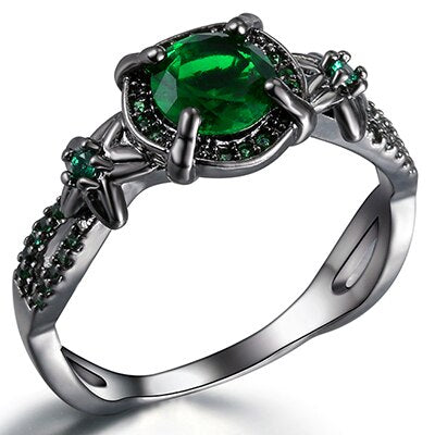 Women Geometric Opal Druzy Rings