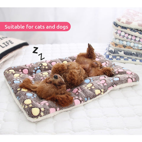 Dog Cat Soft Cushion Blanket