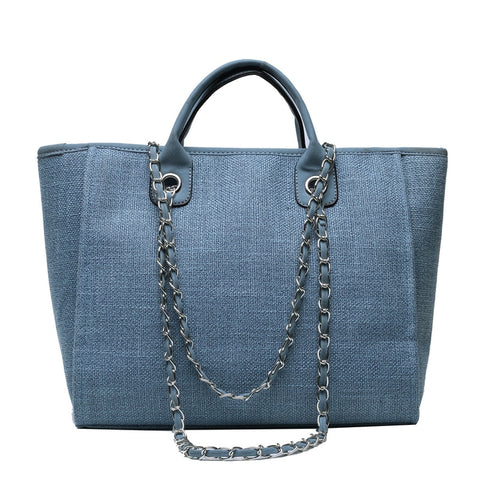 Women  Canvas Large Shopping Handbag