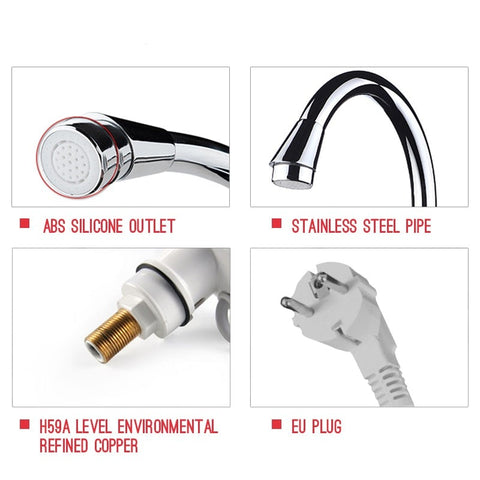 Instant Electric Water Heater LED Plug