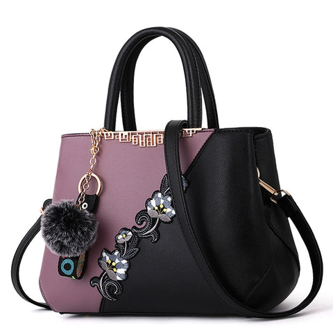 Women Embroidered Messenger Handbags