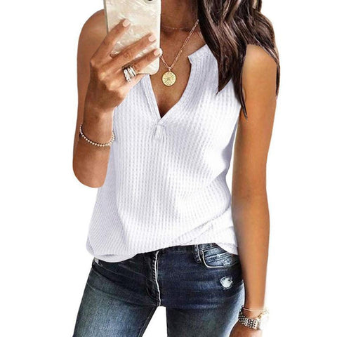 Female Knitted Tank Tops