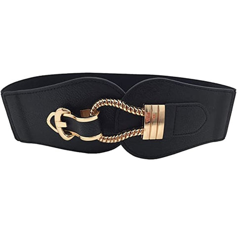Women Wide Elastic Stretch Belt
