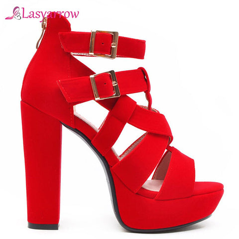 Women Ankle Strap Cross Tied  Sandals