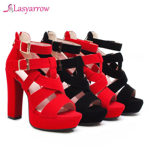 Women Ankle Strap Cross Tied  Sandals
