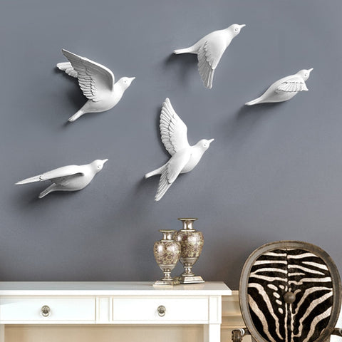 Creative Resin Birds 3d Sticker