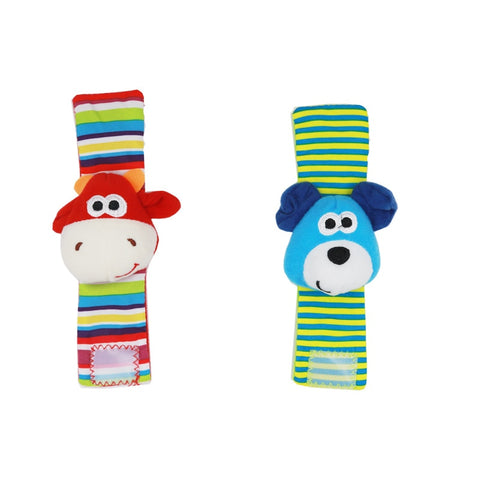 Baby Socks Wrist Rattle Set Toys