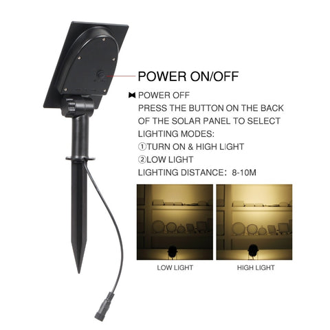 Outdoor Solar Powered Spotlight