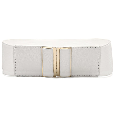 Women Wide Elastic Cinch Belt