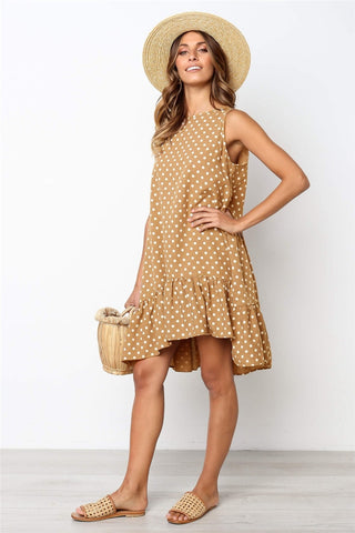 Women Ruffle Summer Dress