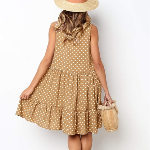 Women Ruffle Summer Dress