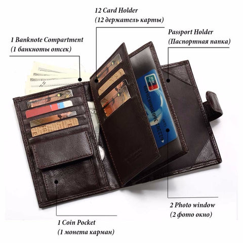 Men Genuine Leather Wallet
