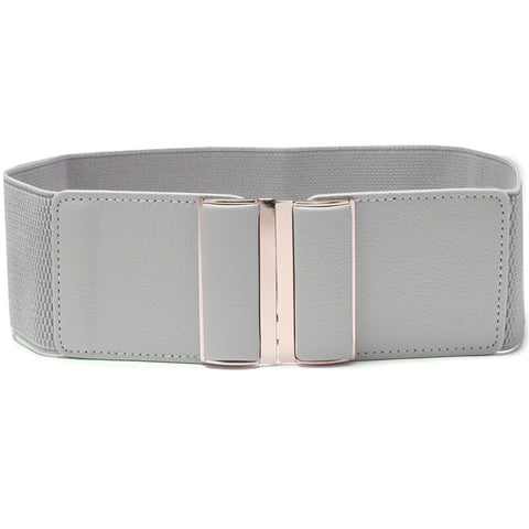 Women Wide Elastic Cinch Belt