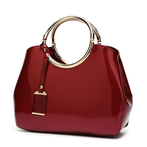 Women  Patent Leather Handbags