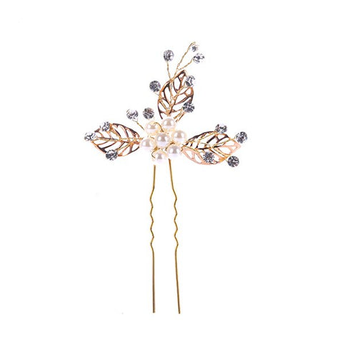Women Pearl Rhinestone Hairpins