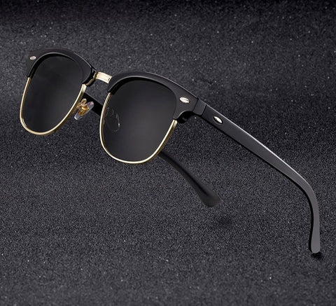 New Fashion  Semi Rimless Polarized Sunglasses
