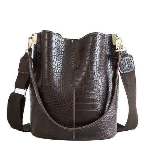 Women Crocodile Crossbody Bag