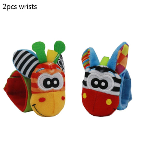 Baby Socks Wrist Rattle Set Toys