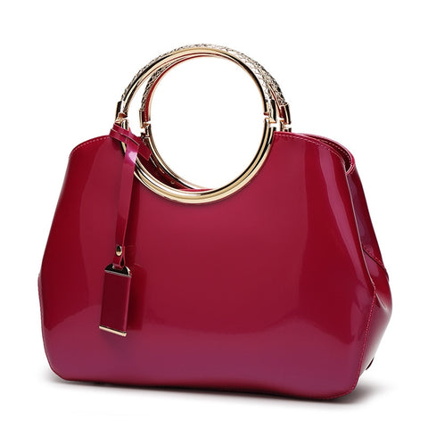 Women  Patent Leather Handbags