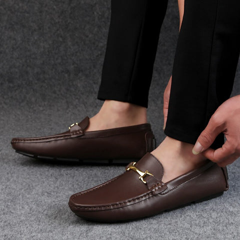Men Casual Brands Slip On Formal Luxury Shoes